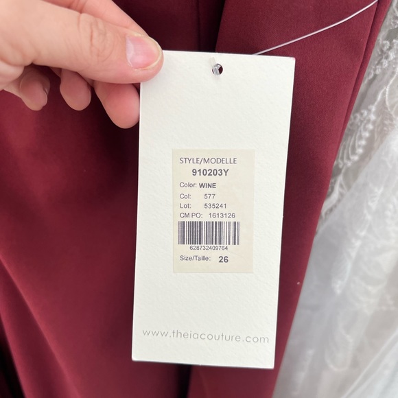 Plus Size Theia Gown - Picture 3 of 4